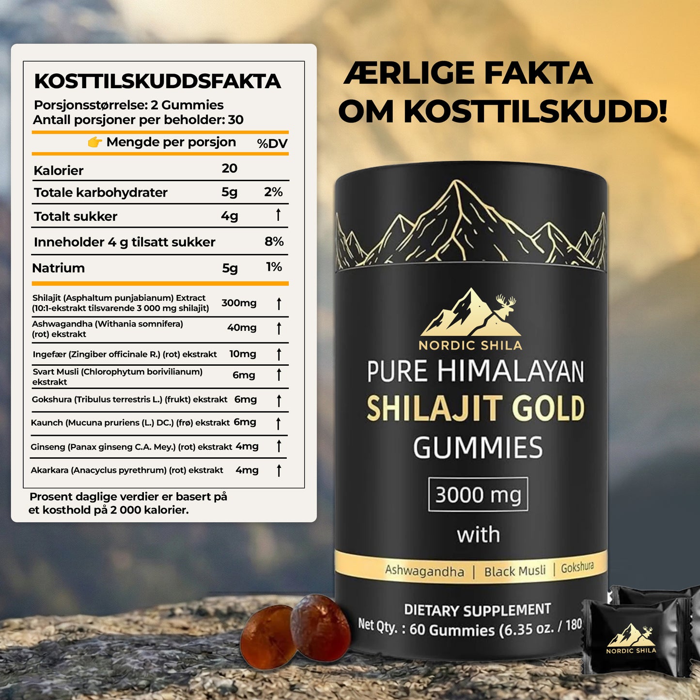 Shilajit Gummies: Pure Shilajit Himalayan